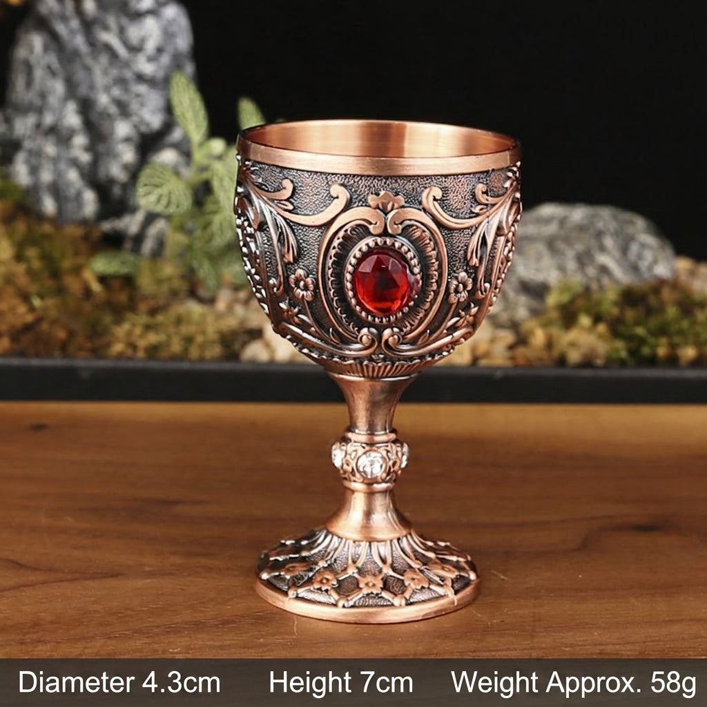 Baroque Rhinestone Metal Shot Goblet — product view 13