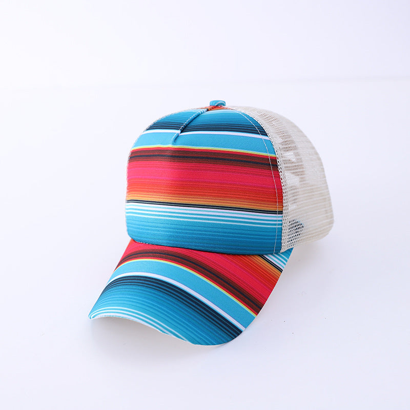 Distressed Ponytail Trucker Cap — product view 12