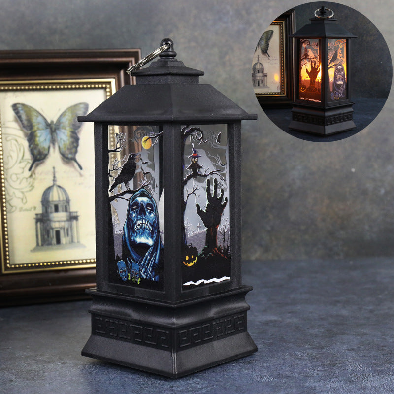Retro Flame Halloween Lantern — product view 13