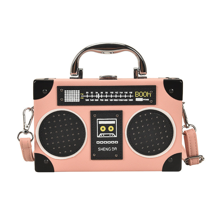 Retro Radio-Shaped Crossbody Bag — product view 9