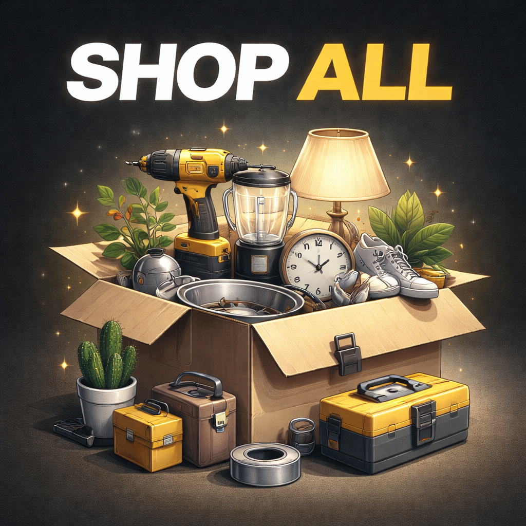 Shop all surplus inventory including automotive, home, kitchen, décor, and novelty items