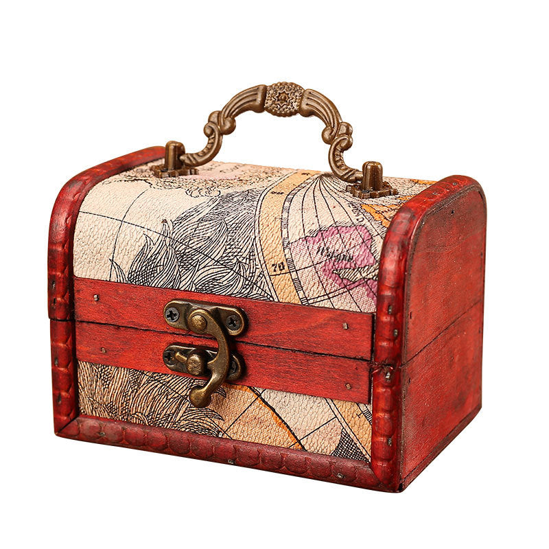 Vintage Treasure-Chest Storage Box — product view 4