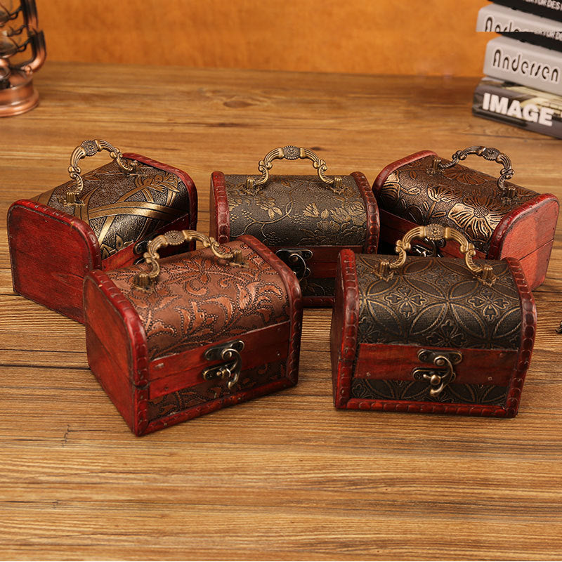 Vintage Treasure-Chest Storage Box