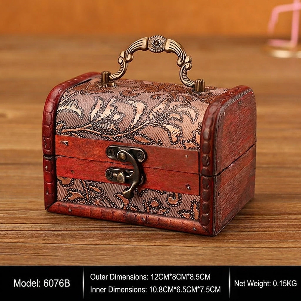 Vintage Treasure-Chest Storage Box — product view 5