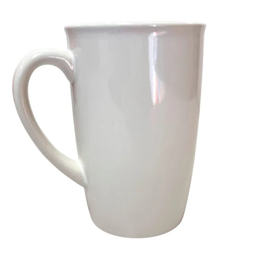 14oz white elegant ceramic coffee mug sold in 36 pack case