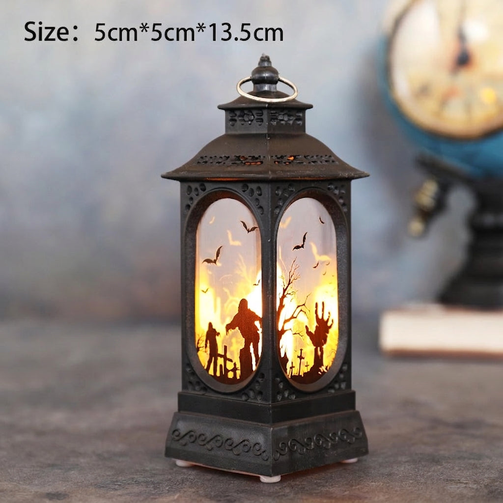 Retro Flame Halloween Lantern — product view 10