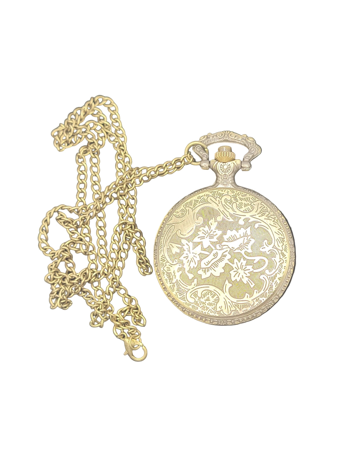 Bronze Fire Fighter Pocket Watch with Decorative Gift Box