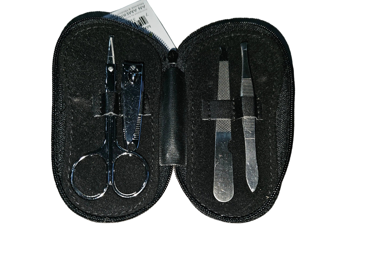 Moo-tiful Cow Print Sandal Manicure Set - 4 Piece: The Perfect Gift for Cow Lovers!