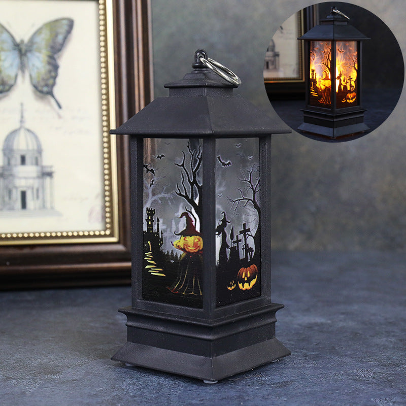 Retro Flame Halloween Lantern — product view 7