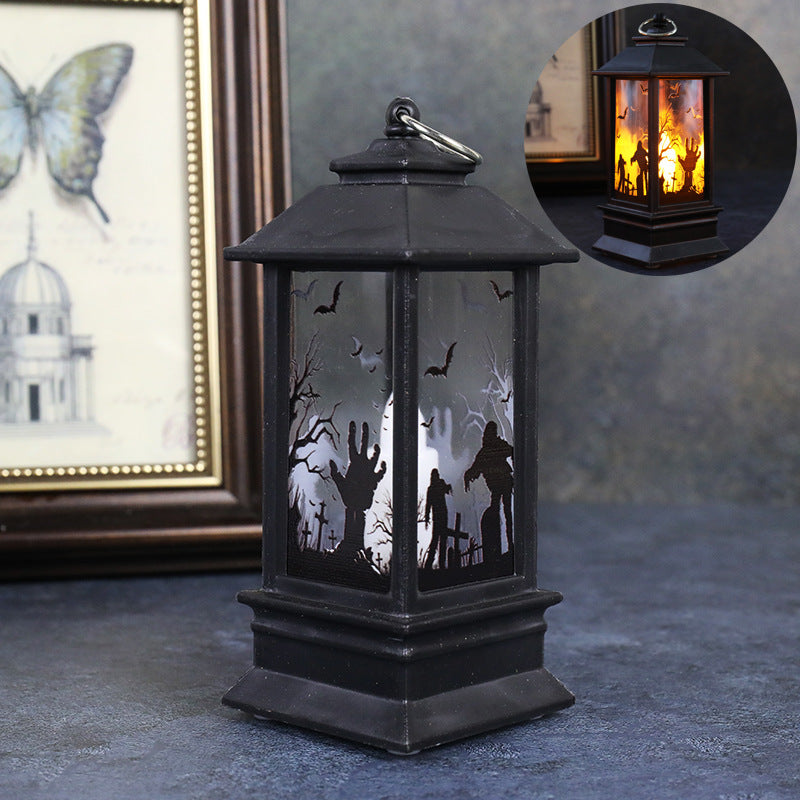 Retro Flame Halloween Lantern — product view 6