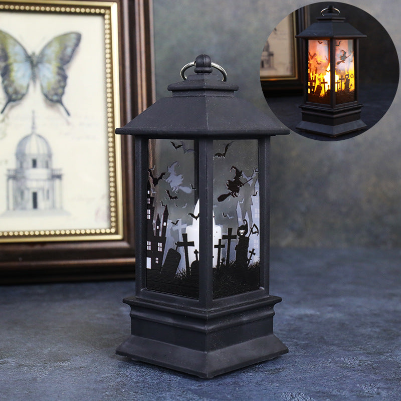 Retro Flame Halloween Lantern — product view 9