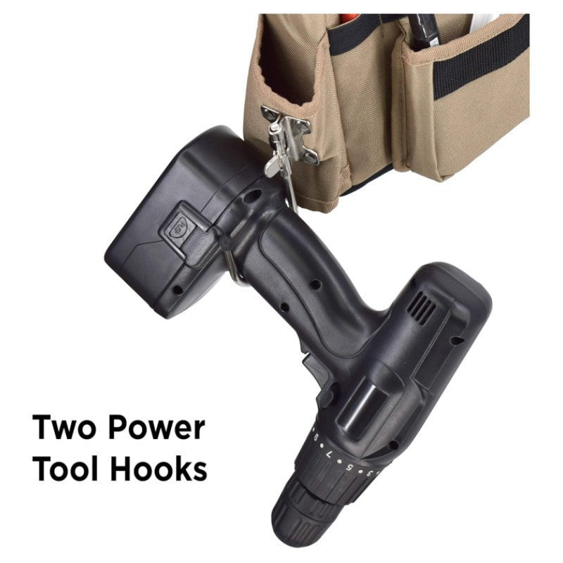 Contractor Tool Belt with Padded Suspenders — product view 3