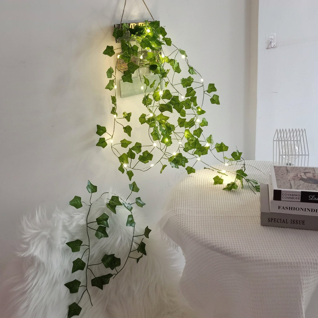 Ivy Leaf LED String Lights — product view 4