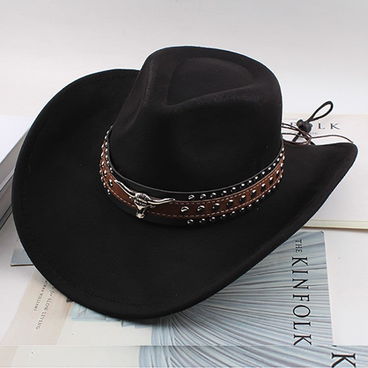Bull-Skull Western Cowboy Hat — product view 4