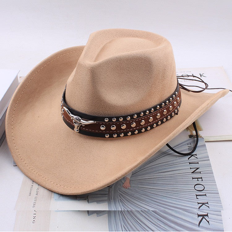 Bull-Skull Western Cowboy Hat — product view 3