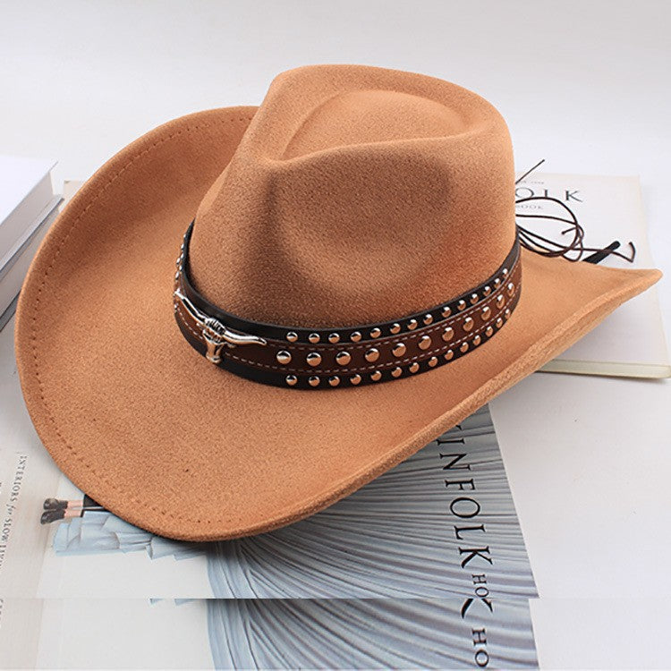 Bull-Skull Western Cowboy Hat — product view 2