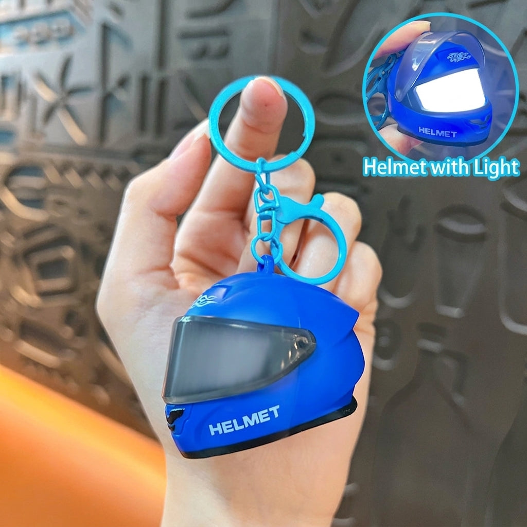 Light-Up Mini Racing Helmet Keychain — product view 8