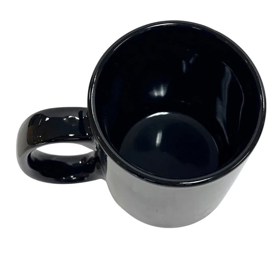 15oz Jumbo Black Ceramic Coffee Mug – 36 Pack Case
