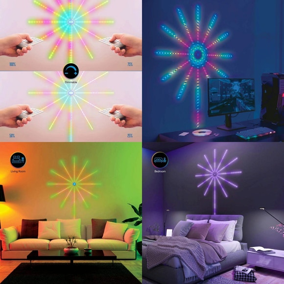 Tzumi LED wall light installed in a room