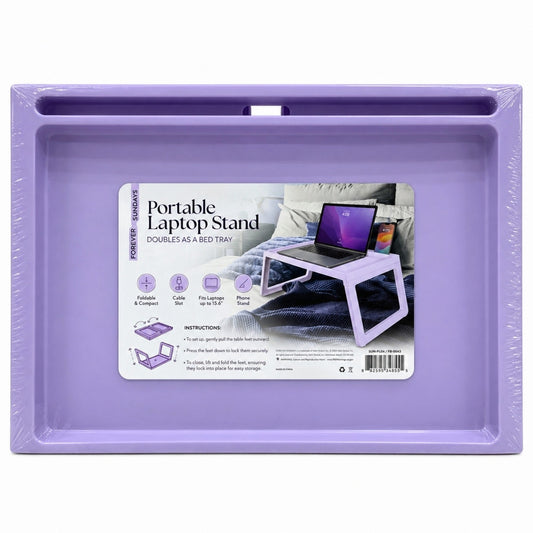 Sundays Folding Laptop Desk Assorted Pink and Purple