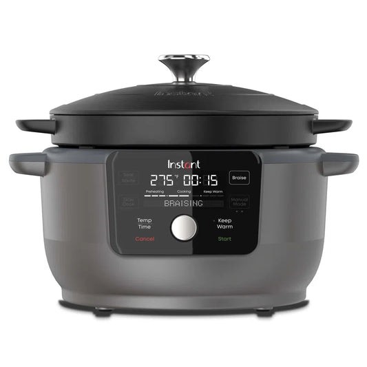 Instant Pot Precision 6-Quart Dutch Oven | 5-in-1 Enameled Cast Iron Multi-Cooker for Braising, Searing