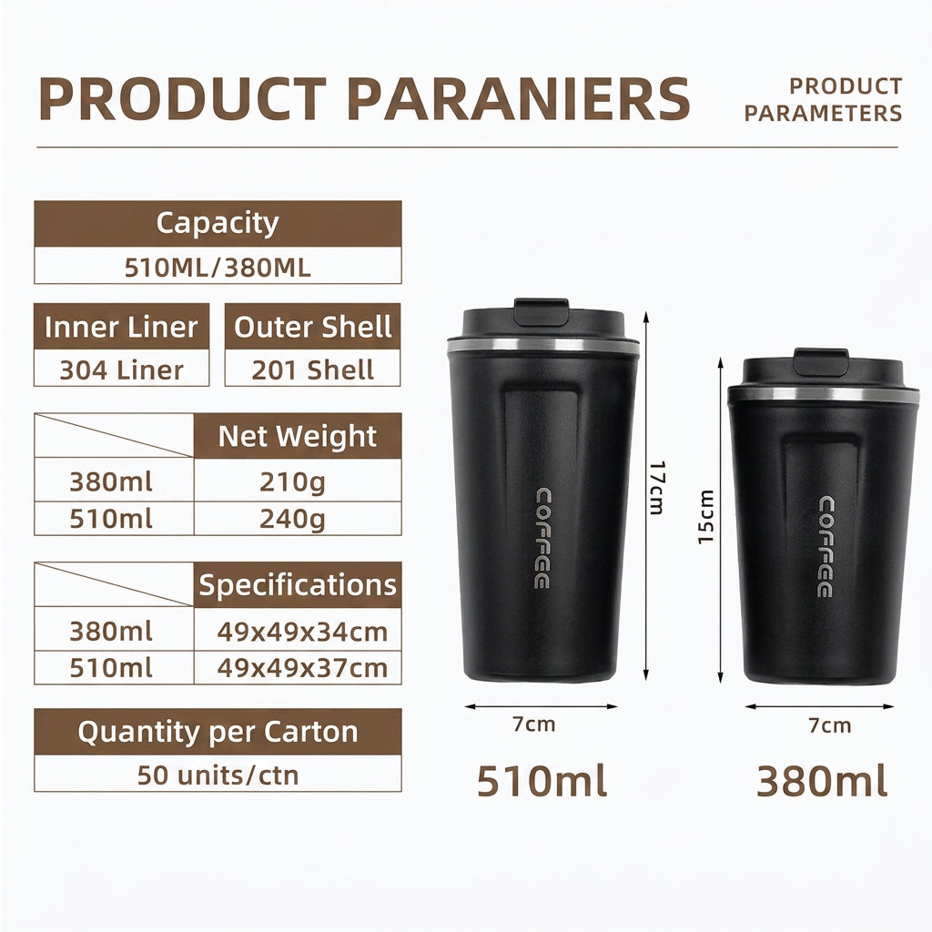 Smart-Temperature Stainless Travel Mug — product view 4