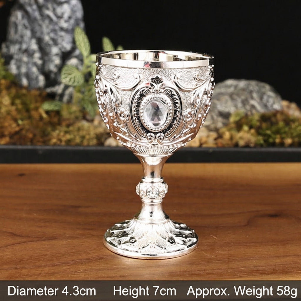 Baroque Rhinestone Metal Shot Goblet — product view 10