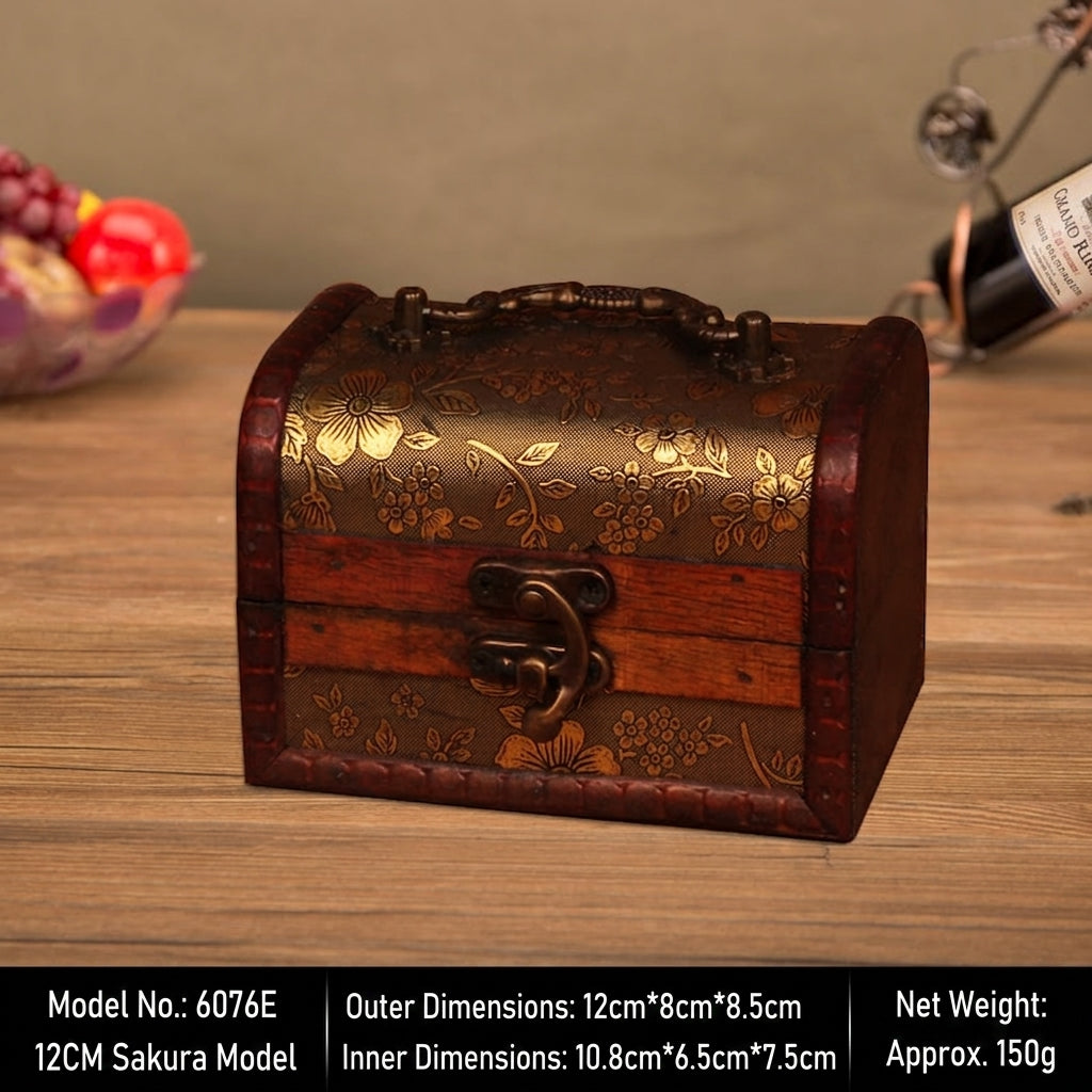 Vintage Treasure-Chest Storage Box — product view 7