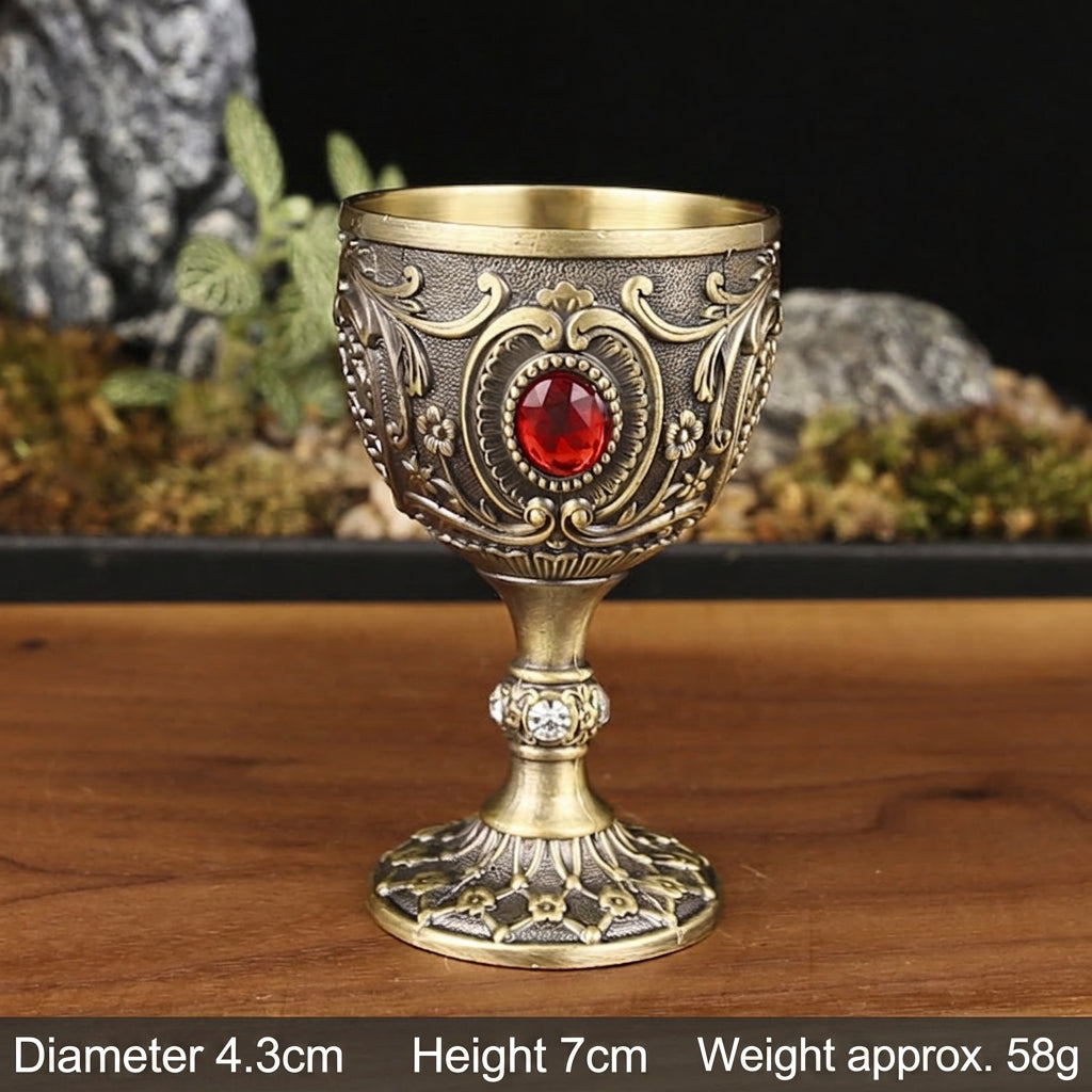 Baroque Rhinestone Metal Shot Goblet — product view 12