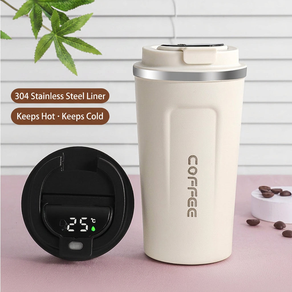 Smart-Temperature Stainless Travel Mug