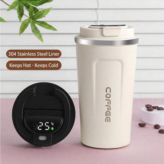 Smart-Temperature Stainless Travel Mug