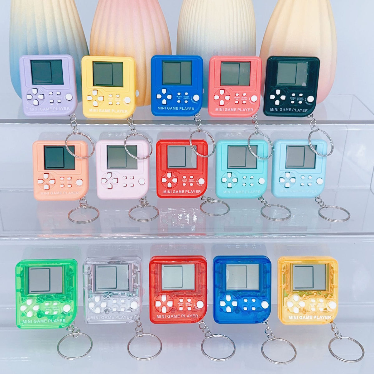 Retro Mini Game Console Keychain — product view 2