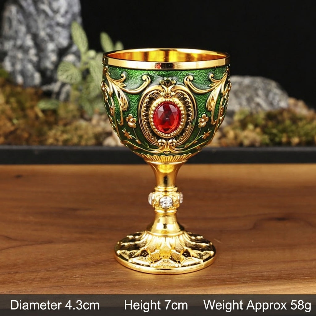 Baroque Rhinestone Metal Shot Goblet — product view 8