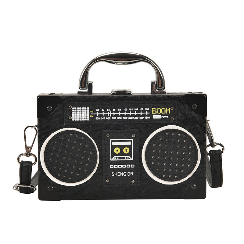 Retro Radio-Shaped Crossbody Bag — product view 7