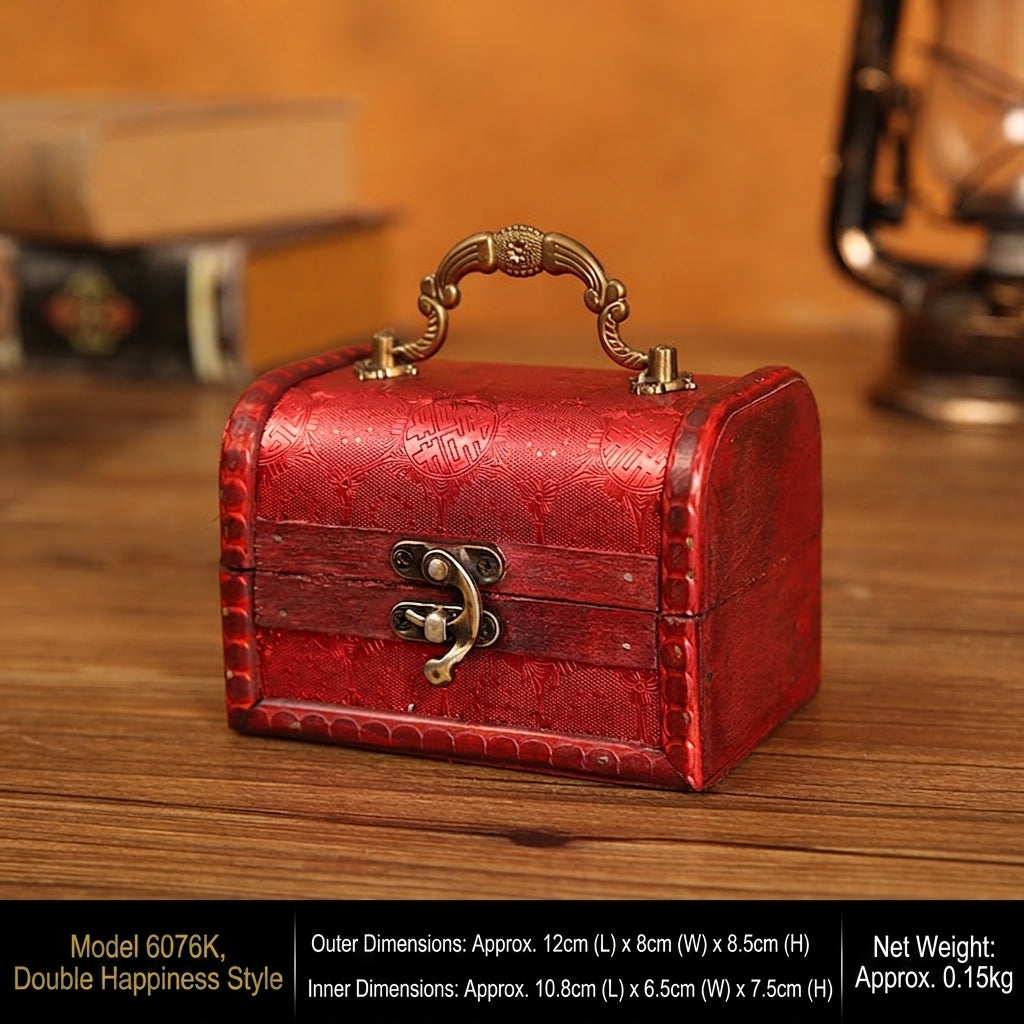 Vintage Treasure-Chest Storage Box — product view 11