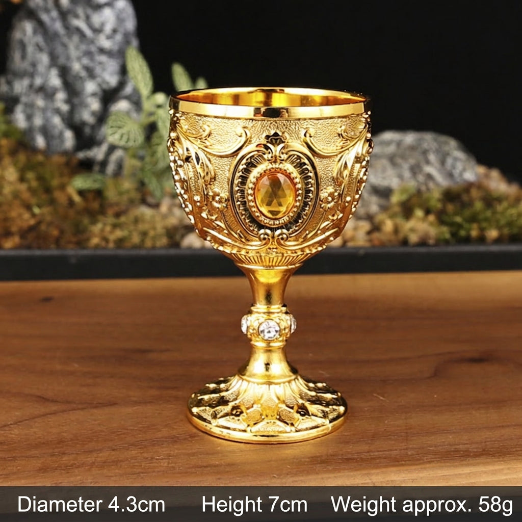 Baroque Rhinestone Metal Shot Goblet — product view 9