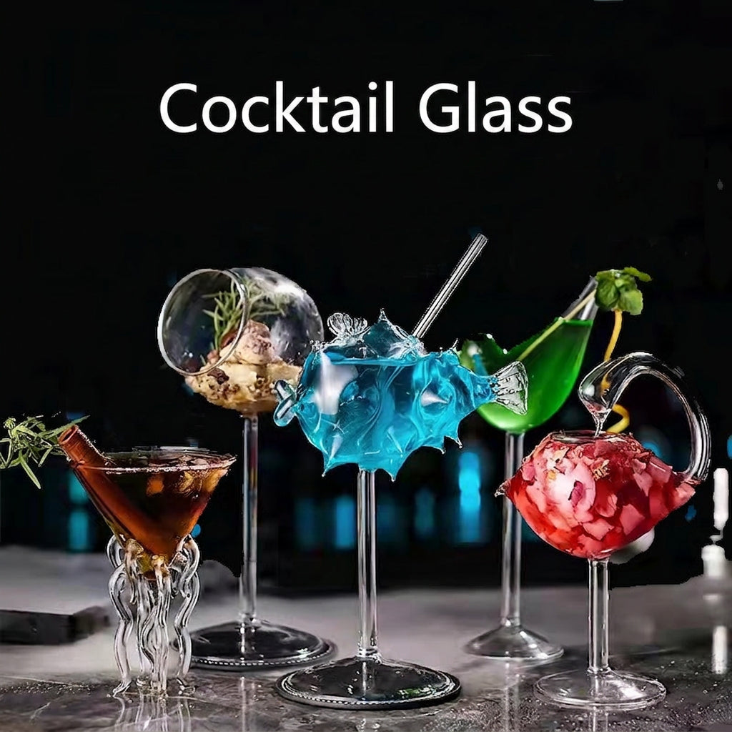 Animal-Shaped Borosilicate Cocktail Glass