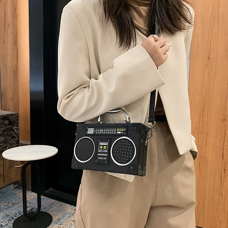 Retro Radio-Shaped Crossbody Bag — product view 3