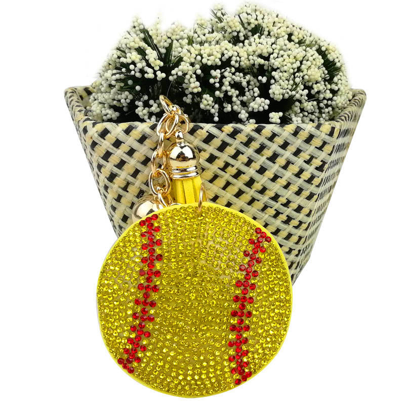 Rhinestone Sports-Ball Bag Charms product image 2