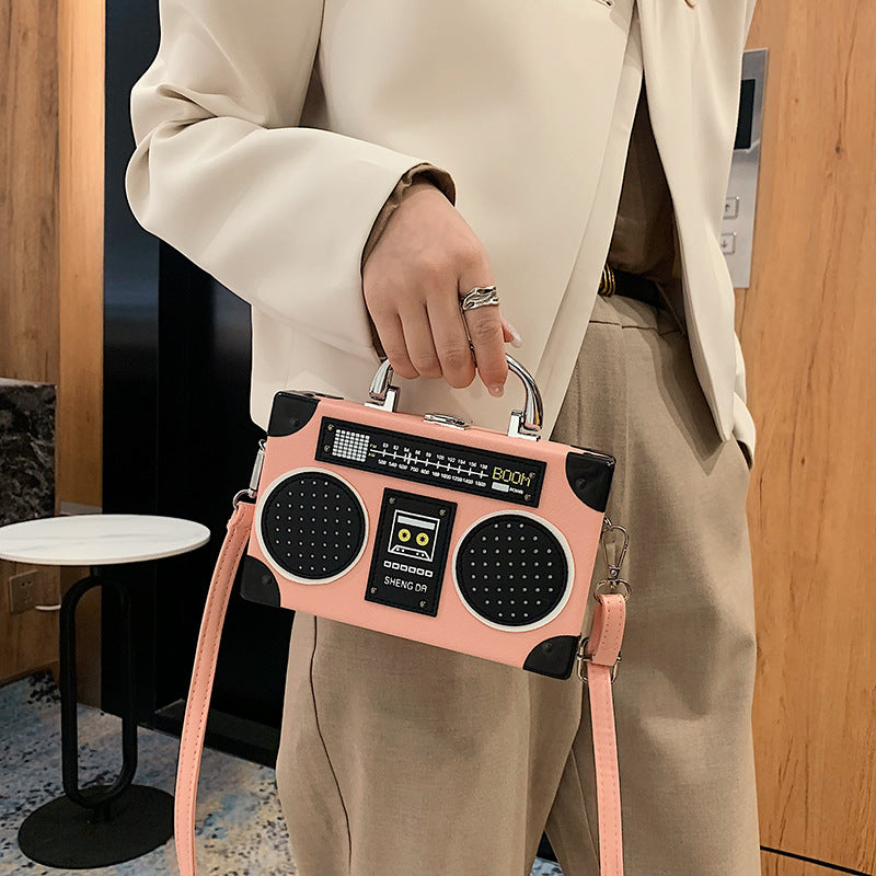 Retro Radio-Shaped Crossbody Bag — product view 4