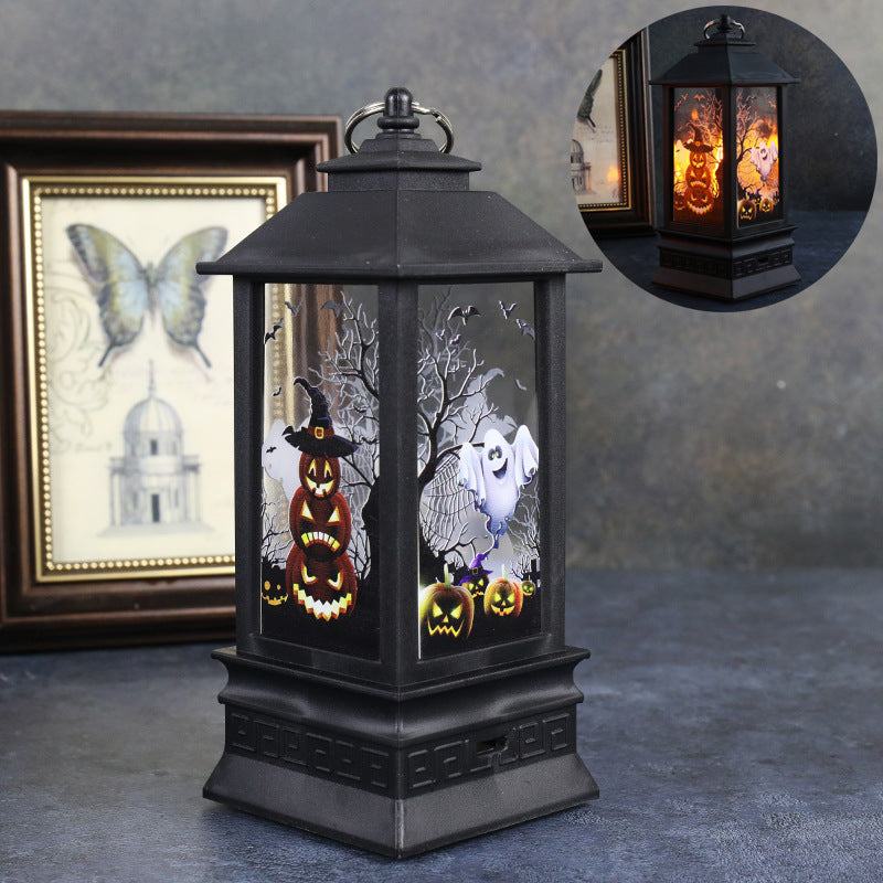 Retro Flame Halloween Lantern — product view 12