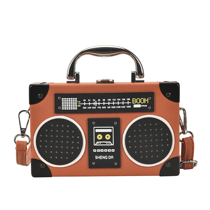 Retro Radio-Shaped Crossbody Bag — product view 8