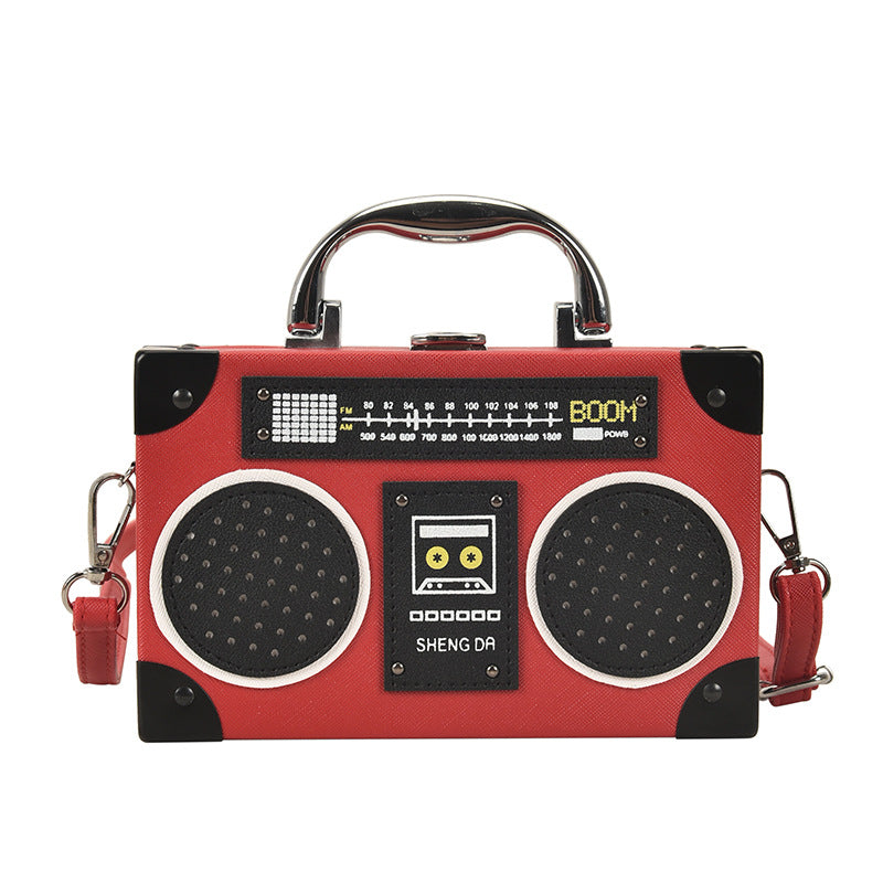 Retro Radio-Shaped Crossbody Bag — product view 5