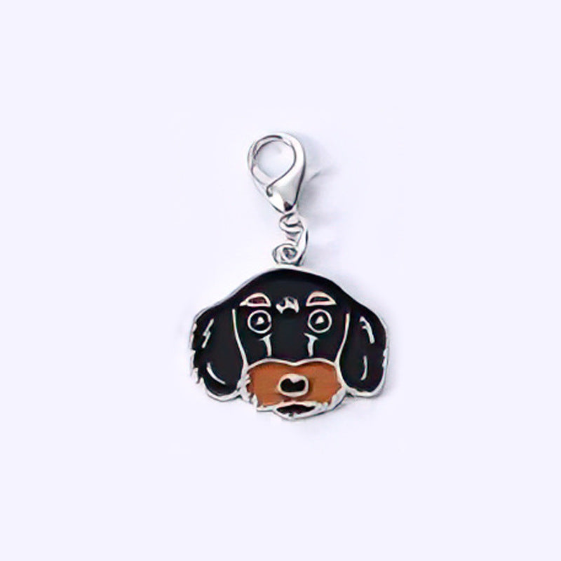 Black Dachshund — Dog Breed Enamel Keychains