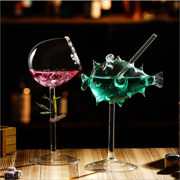 Animal-Shaped Borosilicate Cocktail Glass — product view 3