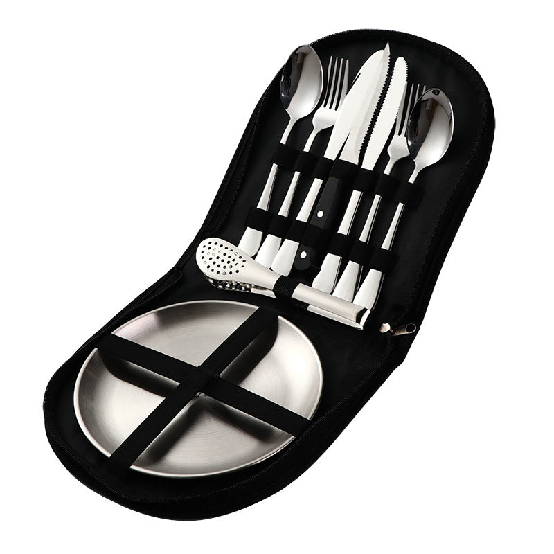 Stainless Camping Tableware Set — product view 5