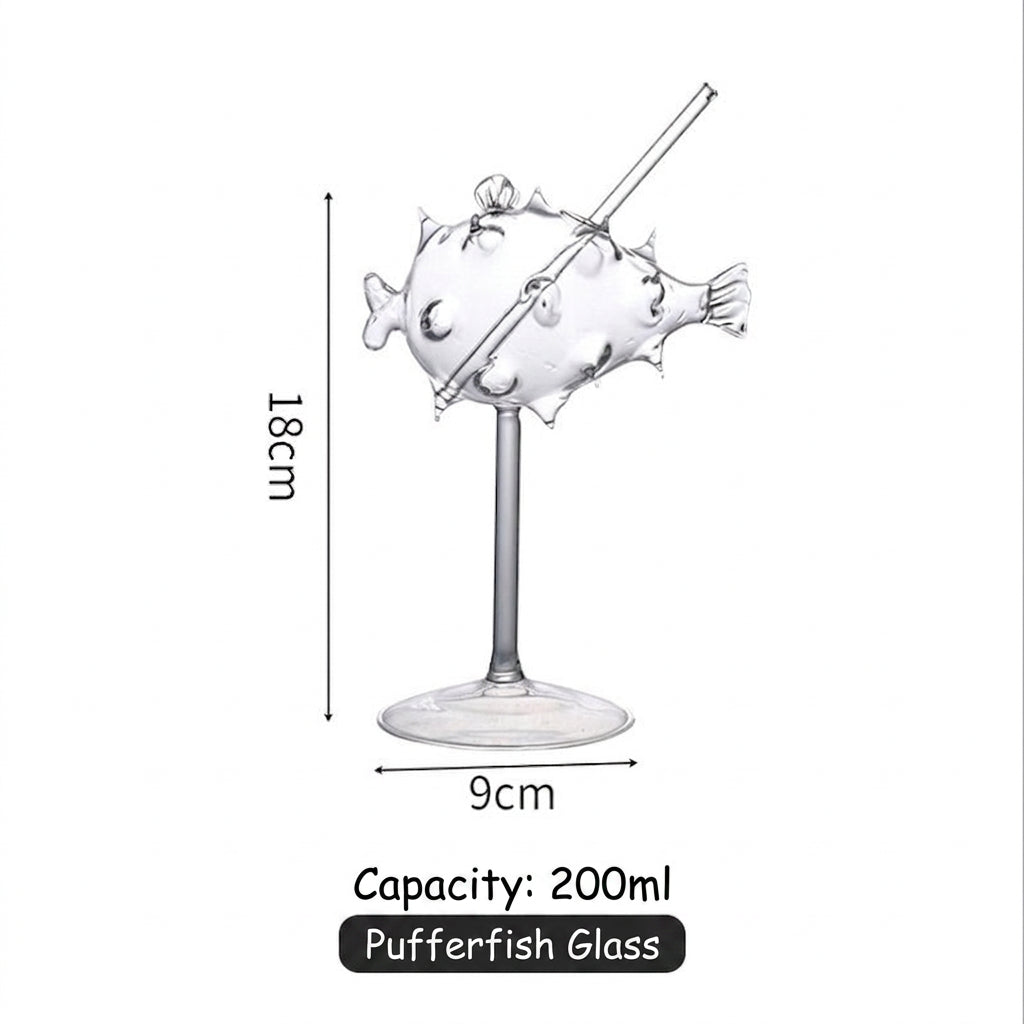 Animal-Shaped Borosilicate Cocktail Glass — product view 5