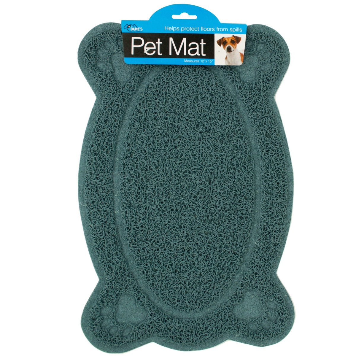 Easy Clean Paw Print Pet Mat — 4-Pack