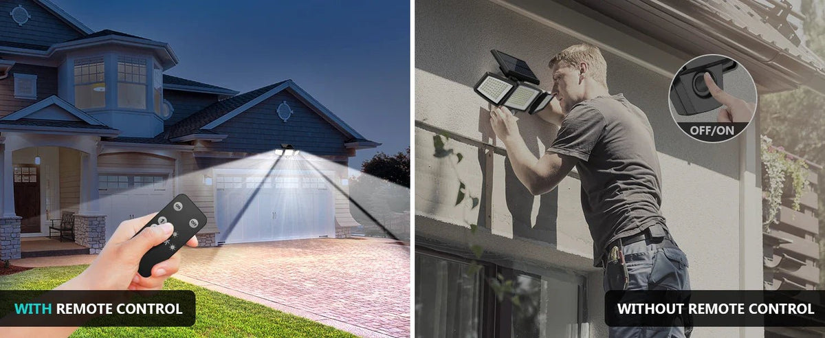 3 Pack Outdoor Solar Lights, Motion Sensor Security Lights for Porch, Garage, Yard Entrance, Patio