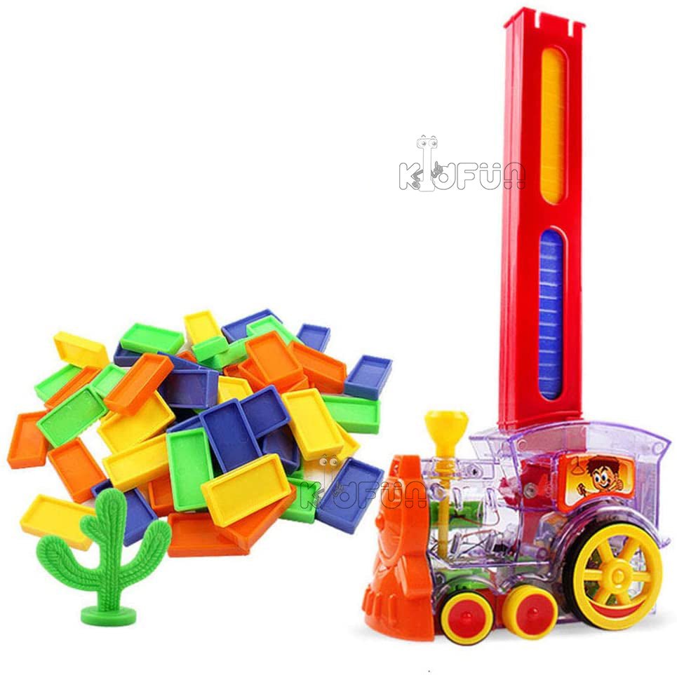 Automatic Laying Dominoes Train - Great Fun for Kids and Adults!